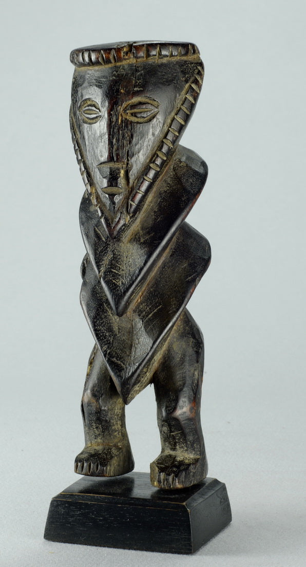 MC1348 Belle statuette zigzag Yanda Zande Azande figure Ubangi Congo R ...