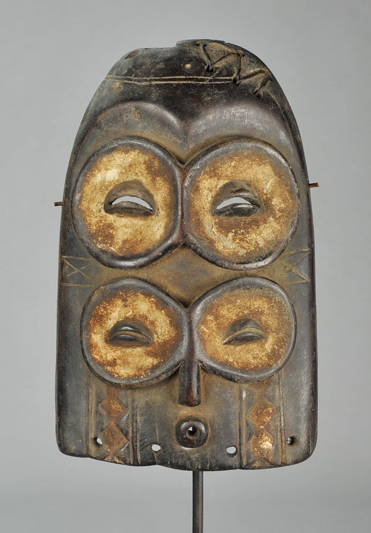 VENDU / SOLD ! MC1107 Masque zoomorphe  hibou BEMBE CONGO zoomorphic Owl mask