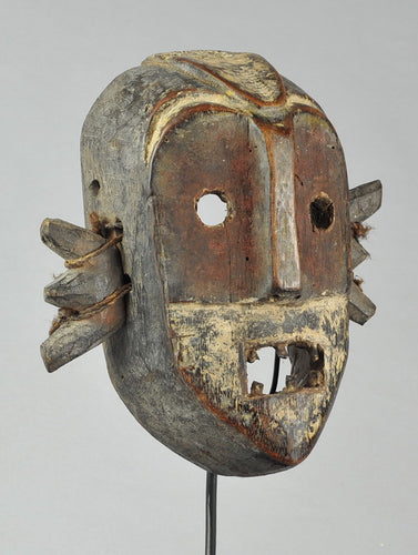 VENDU / SOLD !  MC1143 Beau masque guerrier BOA Pongdudu Congo Warrior Mask